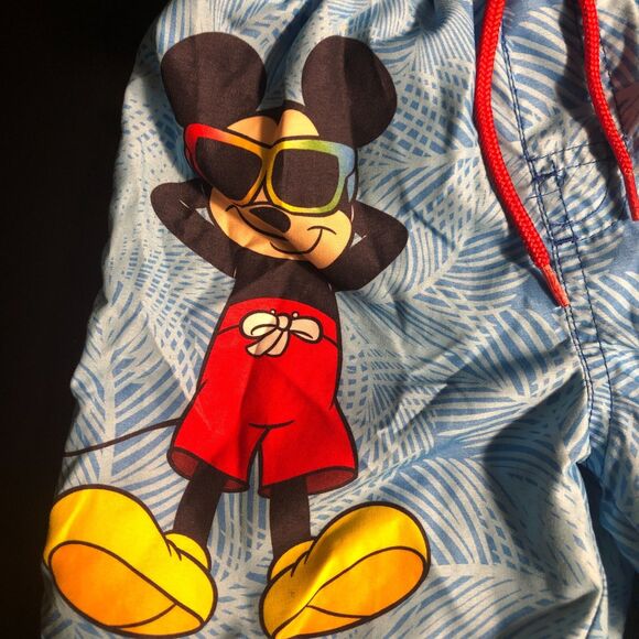 Boys 2T Disney Mickey Mouse Swim Trunks Summer Beach Kids - Picture 2 of 11